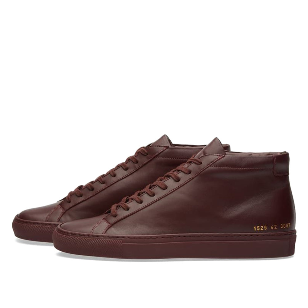 Common Projects Original Achilles Mid Bordeaux Leather 1529-3097 — image 1