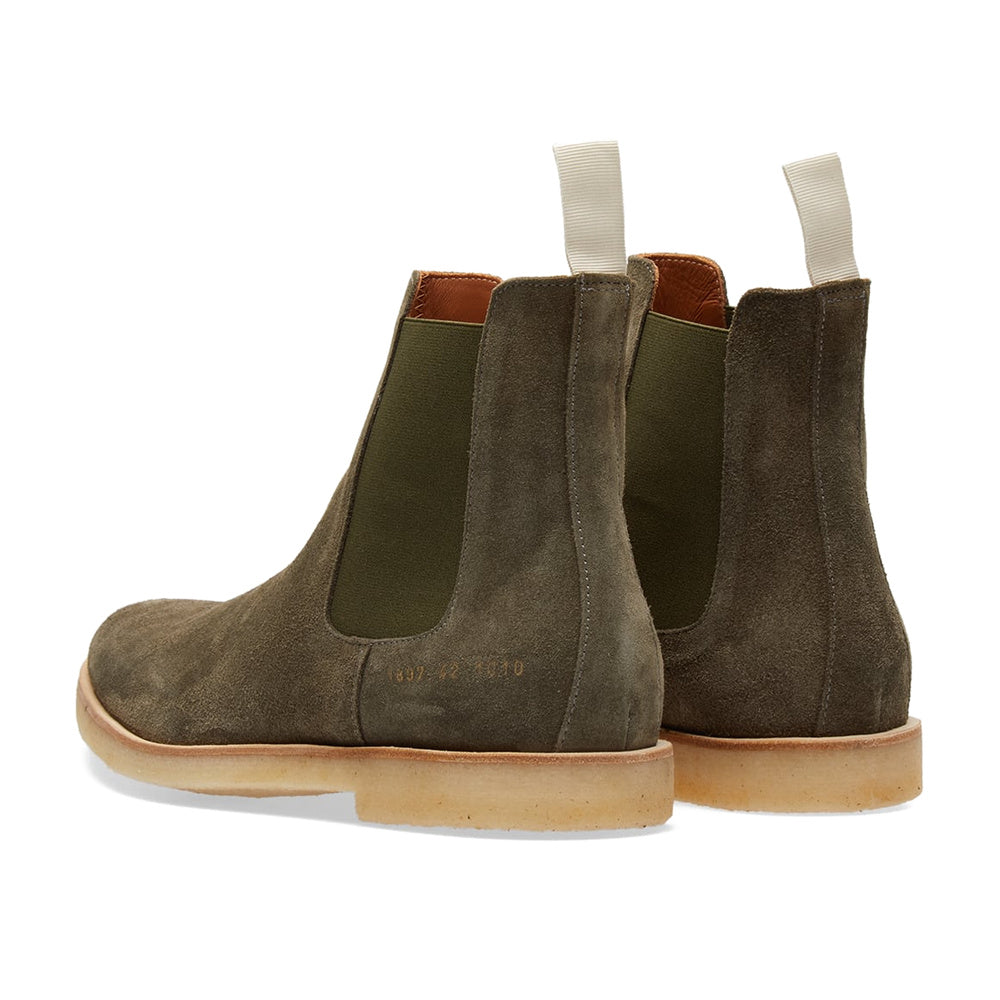 Common Projects Chelsea Boot Olive Suede 1897-1010 — image 3