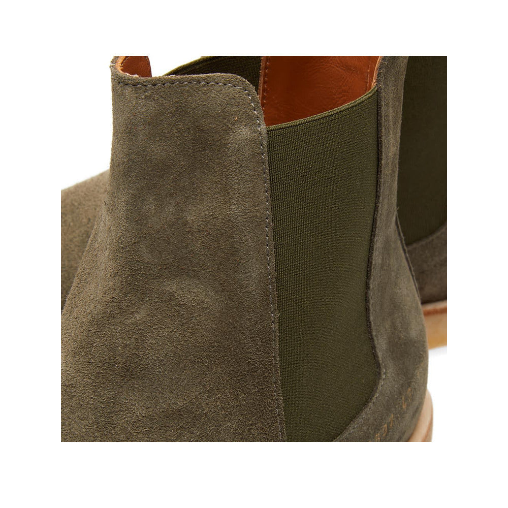 Common Projects Chelsea Boot Olive Suede 1897-1010 — image 4