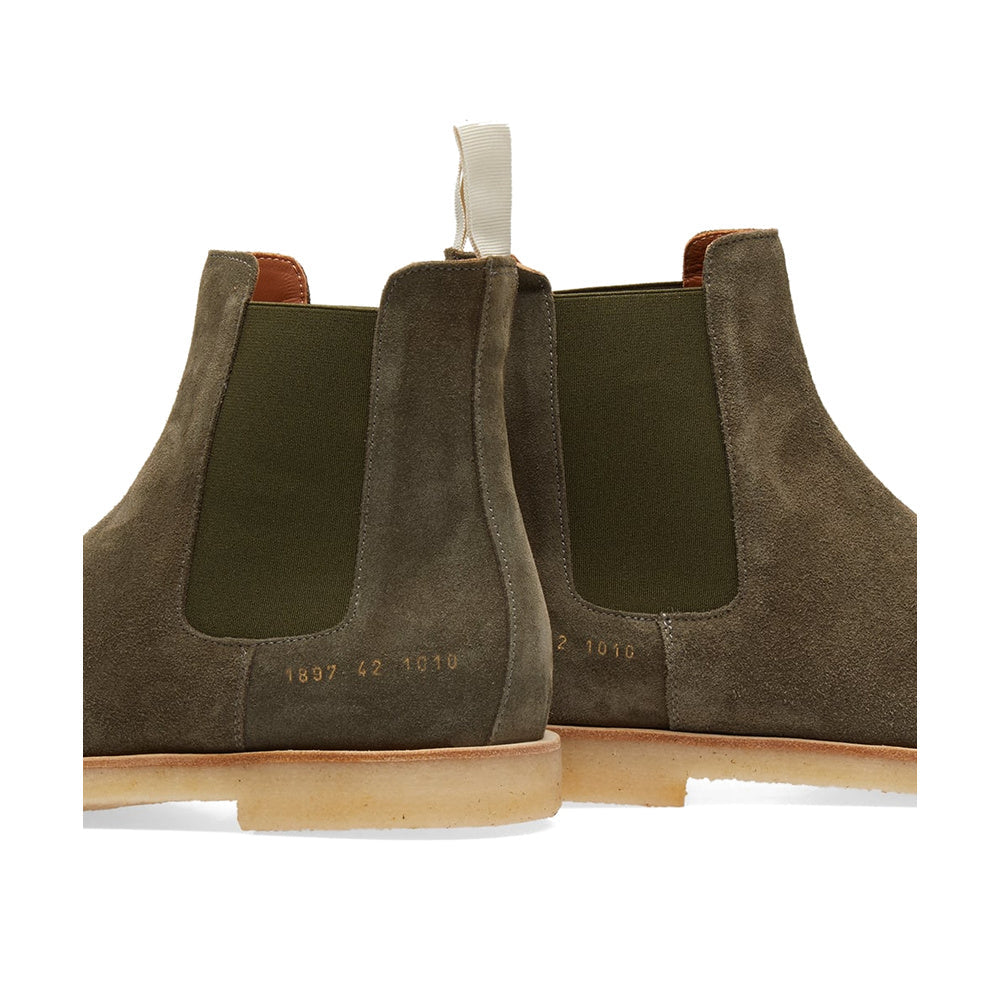 Common Projects Chelsea Boot Olive Suede 1897-1010 — image 5