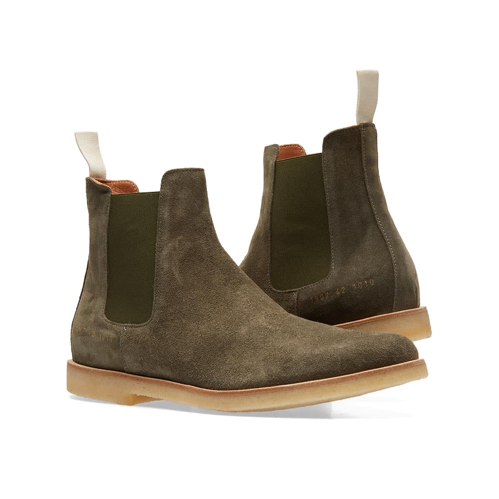 Common Projects Chelsea Boot Olive Suede 1897-1010 — image 7