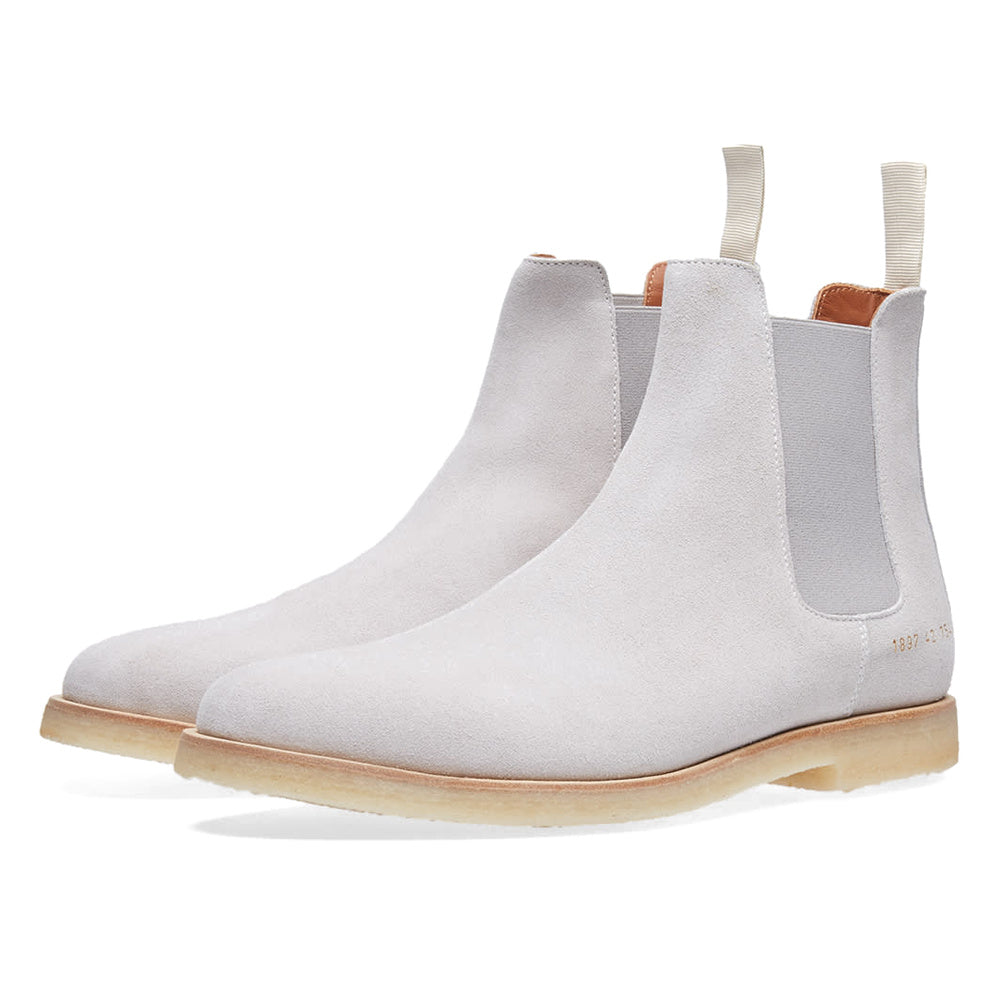 Common Projects Chelsea Boot Light Grey Suede 1897-7543 — image 1