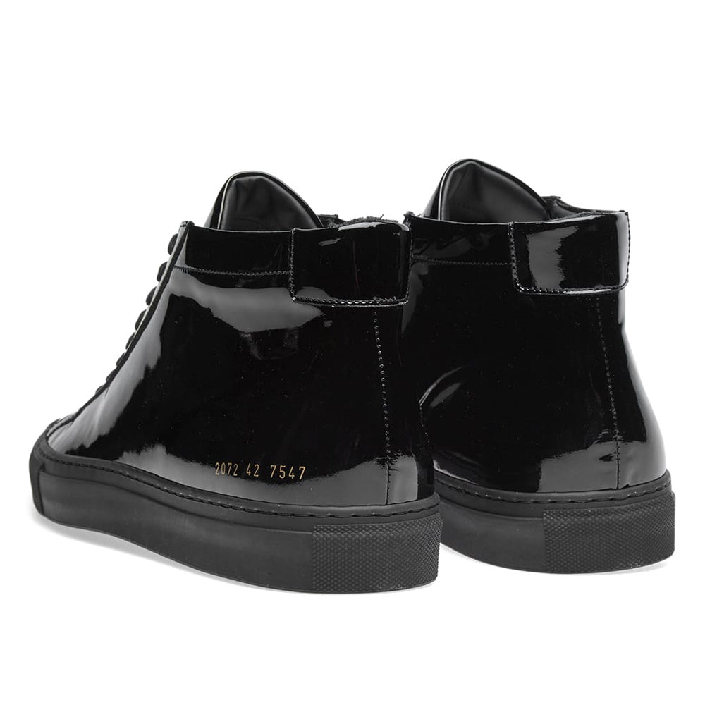 Common Projects Original Achilles Mid Patent Black Patent 2072-7547 — image 3