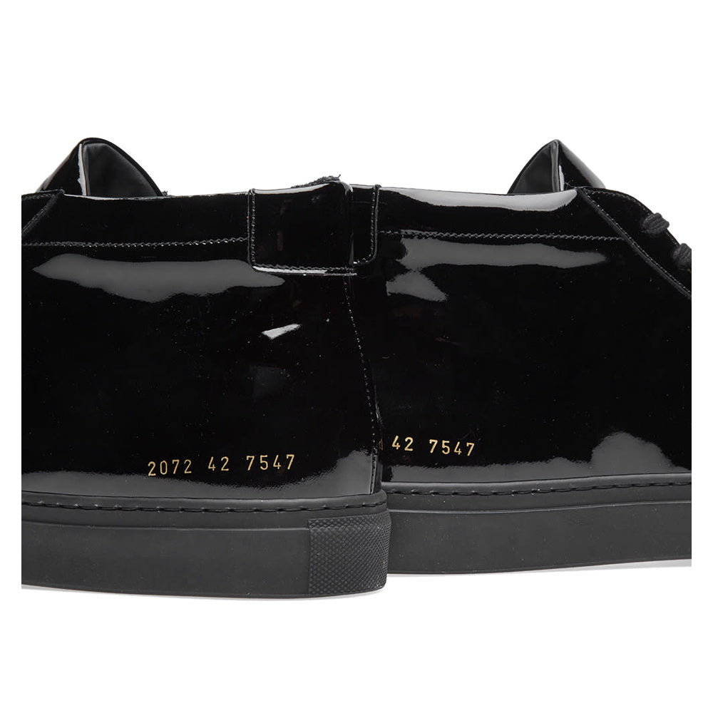 Common Projects Original Achilles Mid Patent Black Patent 2072-7547 — image 4