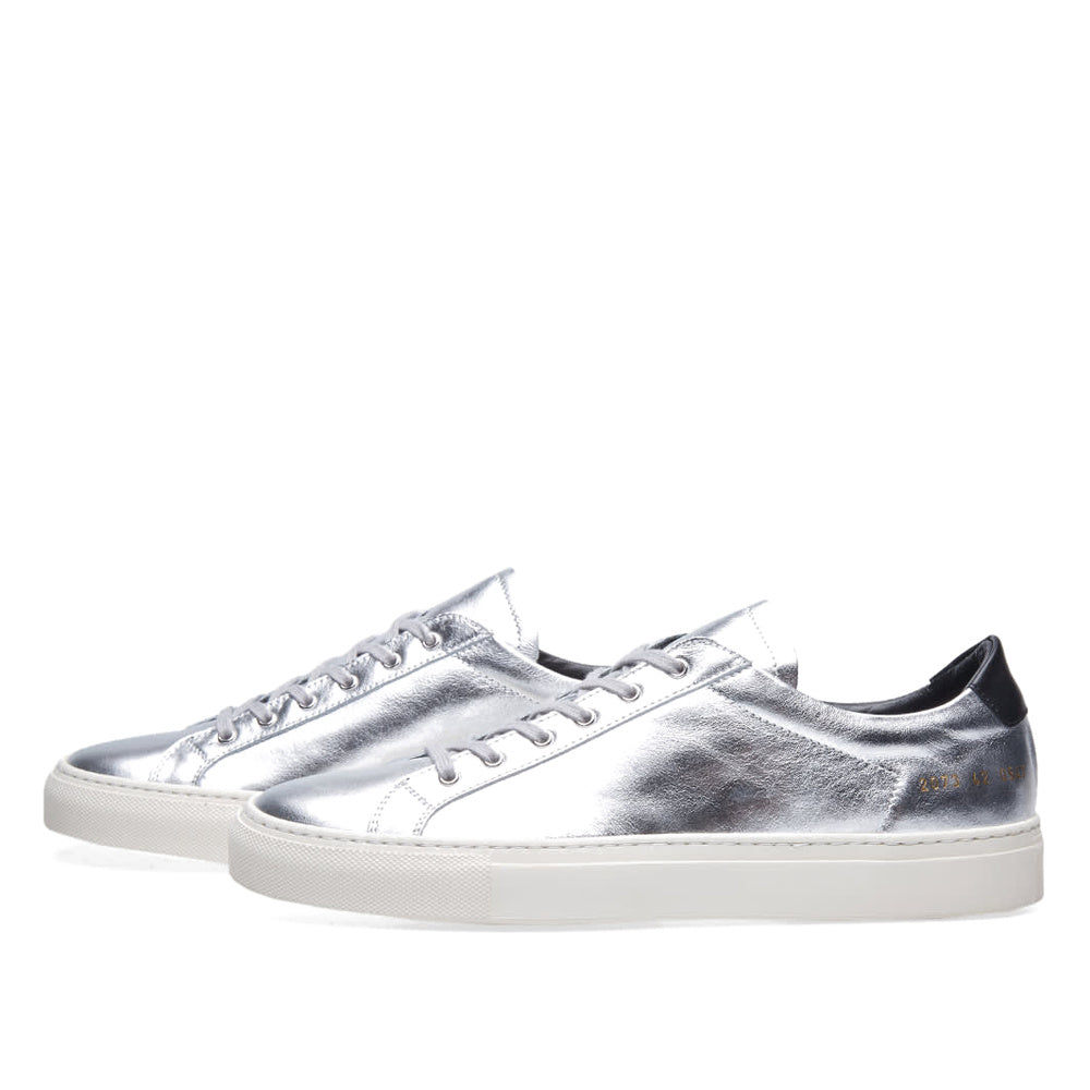 Common Projects Achilles Retro Low Silver & Black 2073-0547 — image 2