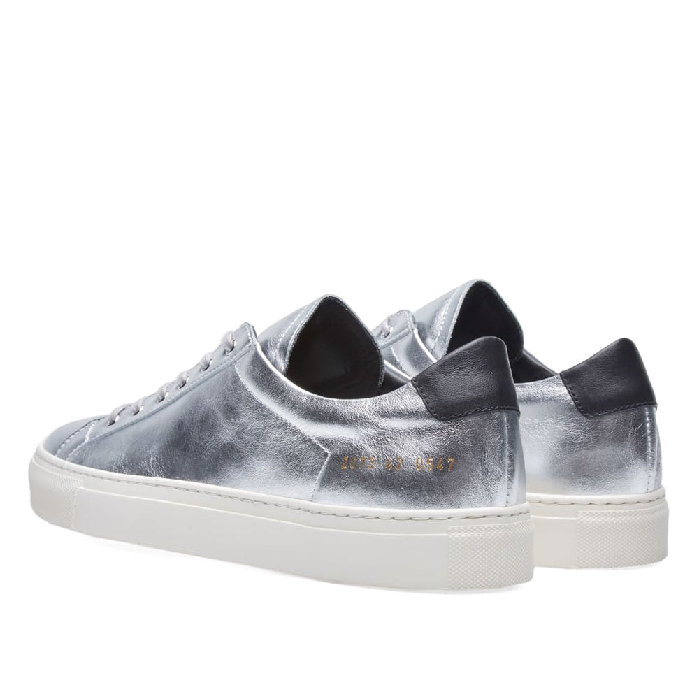 Common Projects Achilles Retro Low Silver & Black 2073-0547 — image 3
