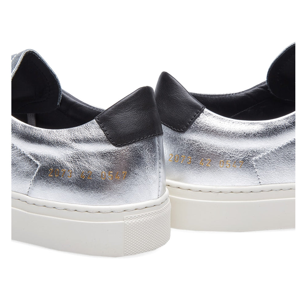 Common Projects Achilles Retro Low Silver & Black 2073-0547 — image 6