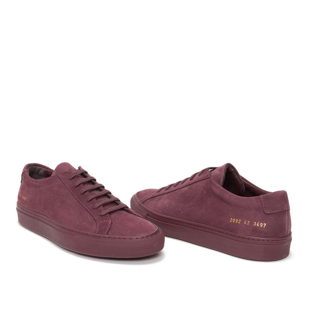Common Projects Original Achilles Low Nubuck Bordeaux Nubuck 2092-3497 — image 3