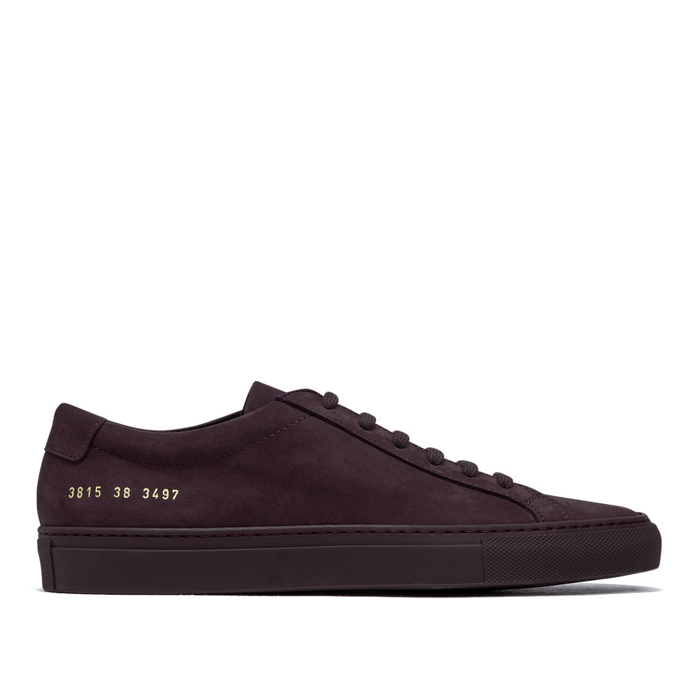 Common Projects Original Achilles Low Nubuck Bordeaux Nubuck 2092-3497 — image 6