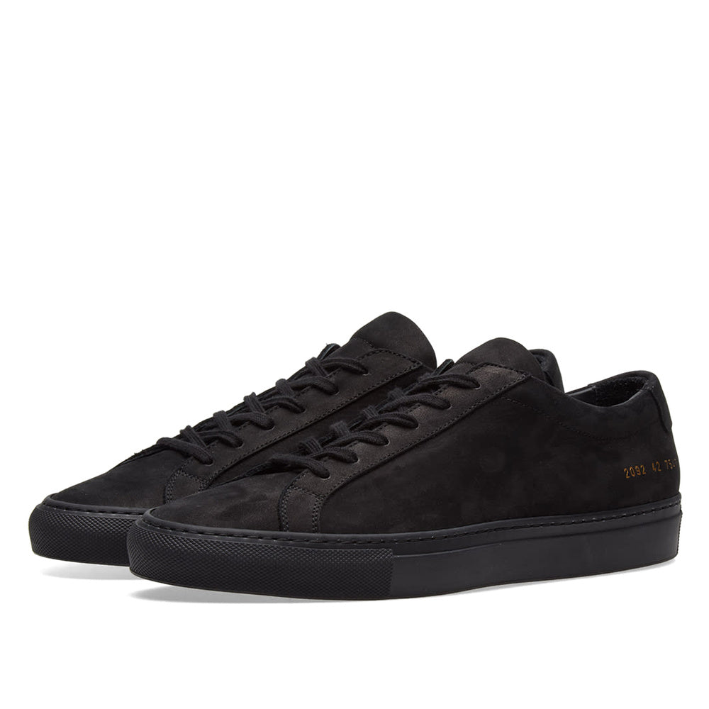 Common Projects Original Achilles Low Nubuck Black Nubuck 2092-7547 — image 1