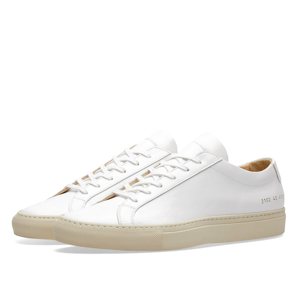 Common Projects Contrast Sole Low White & Beige Sole 2102-4102 — image 1