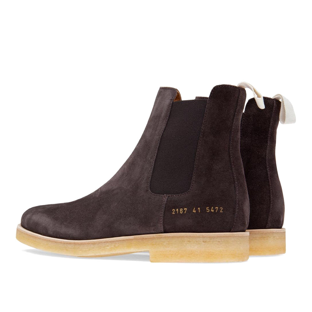 Common Projects Chelsea Boot Dark Brown Suede 2167-5472 — image 1