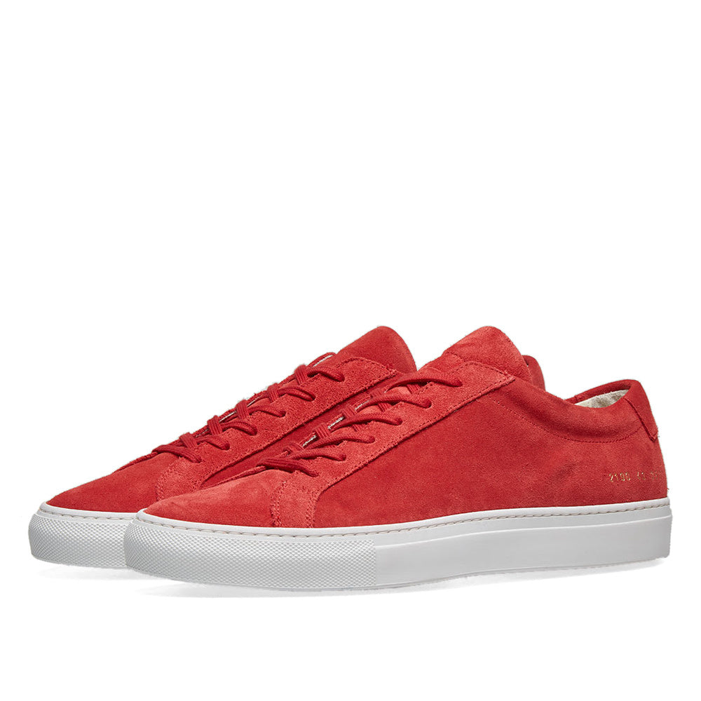 Common Projects Original Achilles Low Suede Red Suede 2190-3533 — image 1