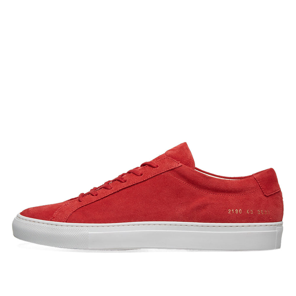 Common Projects Original Achilles Low Suede Red Suede 2190-3533 — image 2