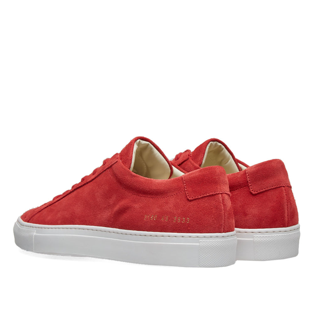 Common Projects Original Achilles Low Suede Red Suede 2190-3533 — image 3