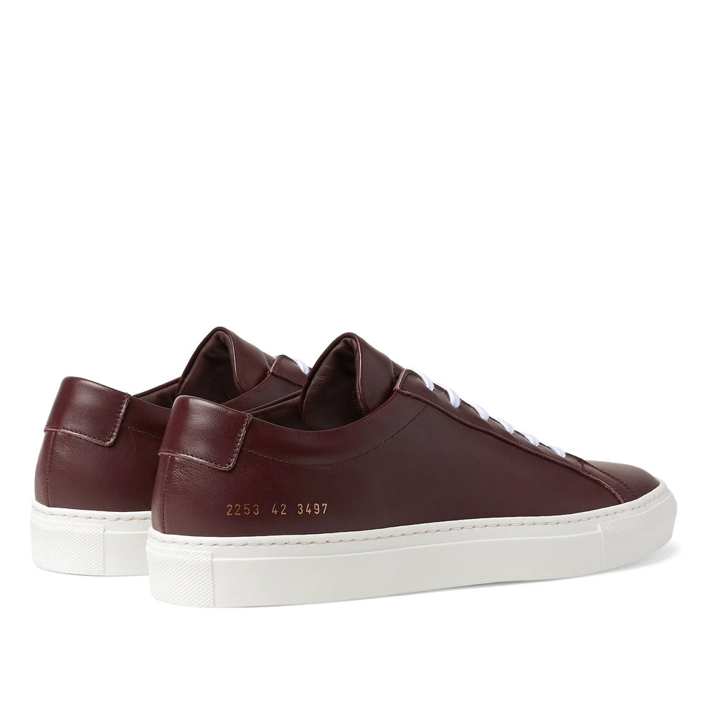 Common Projects Contrast Sole Low Bordeaux & White 2253-3497 — image 2