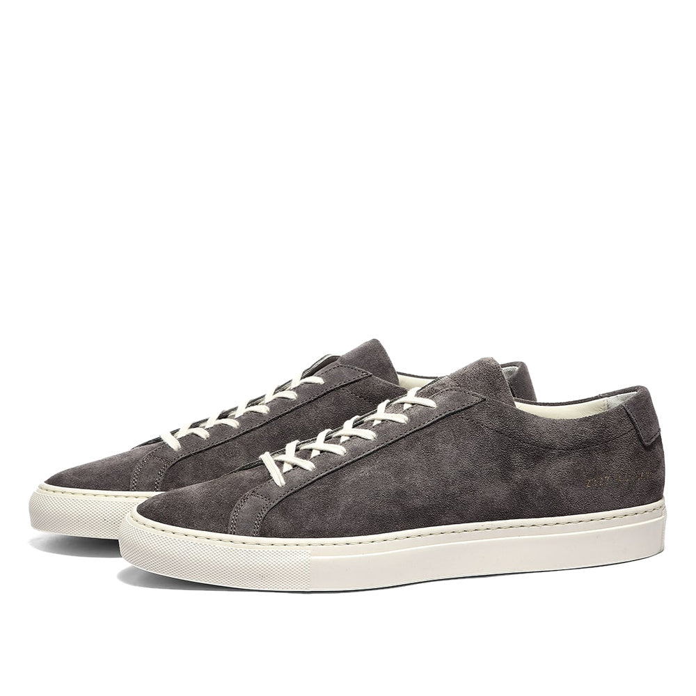 Common Projects Original Achilles Low Suede Charcoal Suede 2327-0514 — image 1