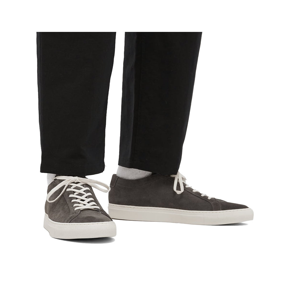 Common Projects Original Achilles Low Suede Charcoal Suede 2327-0514 — image 6