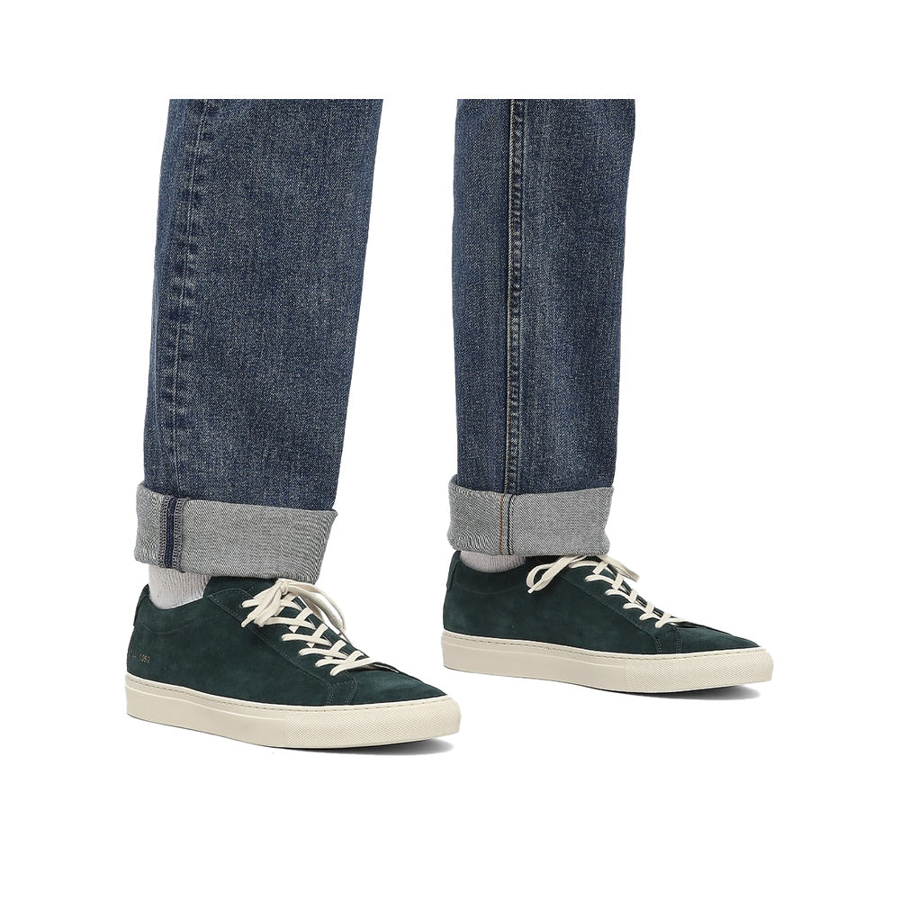 Common Projects Original Achilles Low Suede Forest Green Suede 2327-1090 — image 6