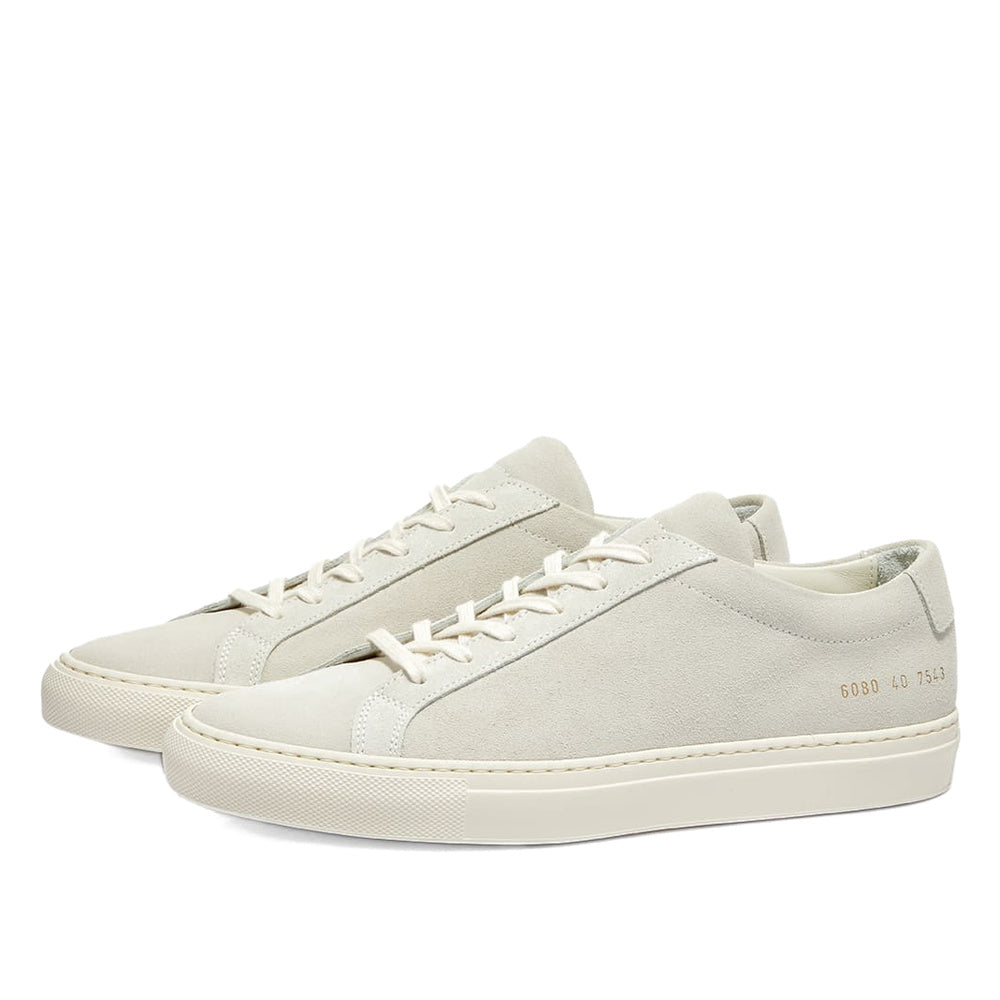 Common Projects Original Achilles Low Suede Light Grey Suede 2327-7543 — image 1