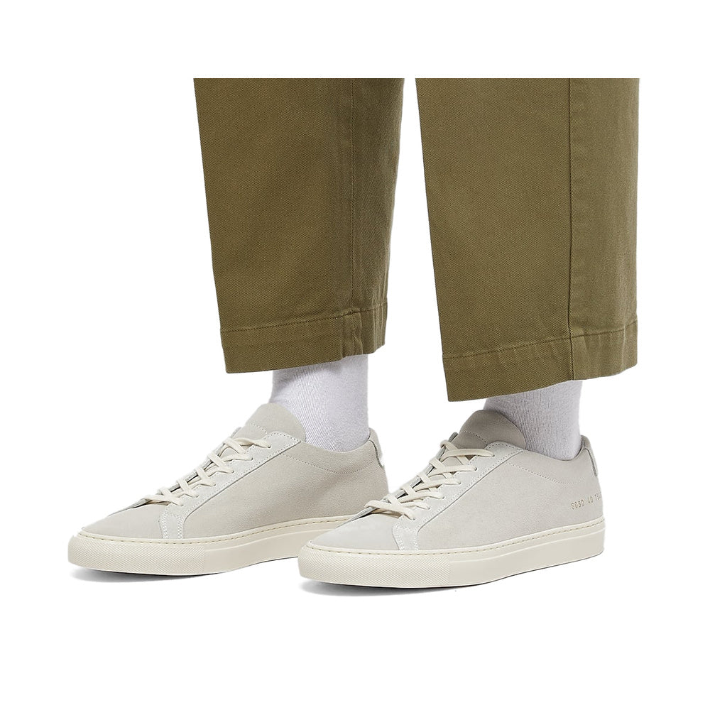 Common Projects Original Achilles Low Suede Light Grey Suede 2327-7543 — image 6