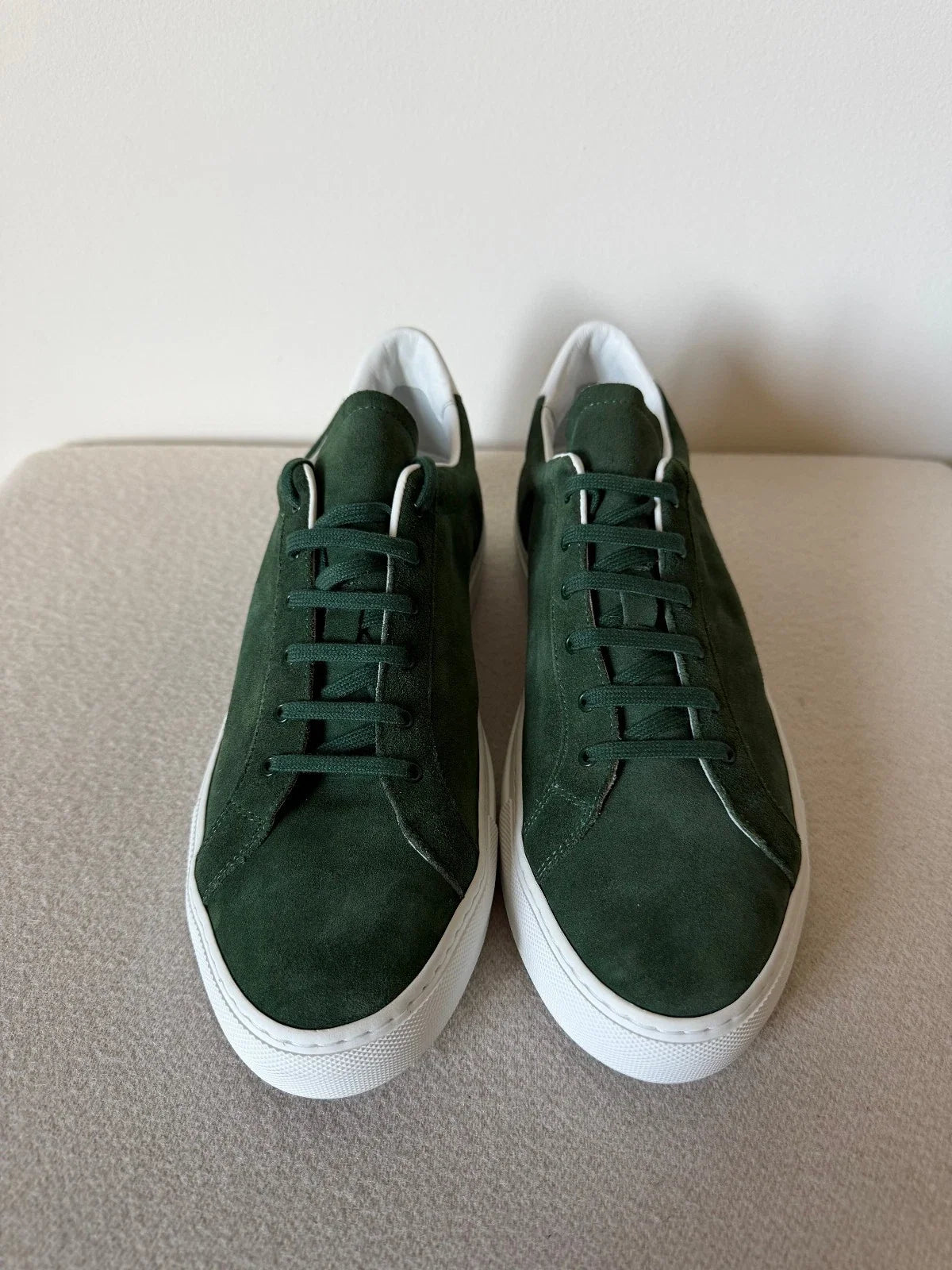 Common Projects Retro Low Wildleder Grün 2368-1090