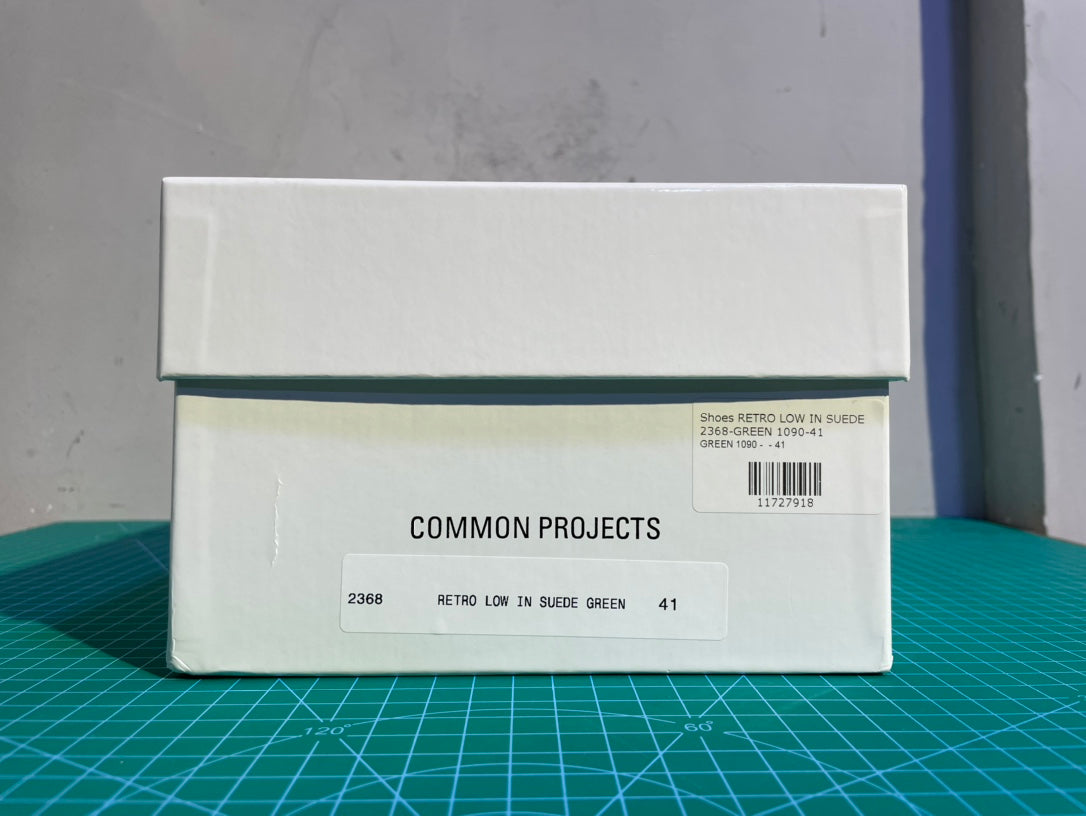 Common Projects Retro Low Wildleder Grün 2368-1090