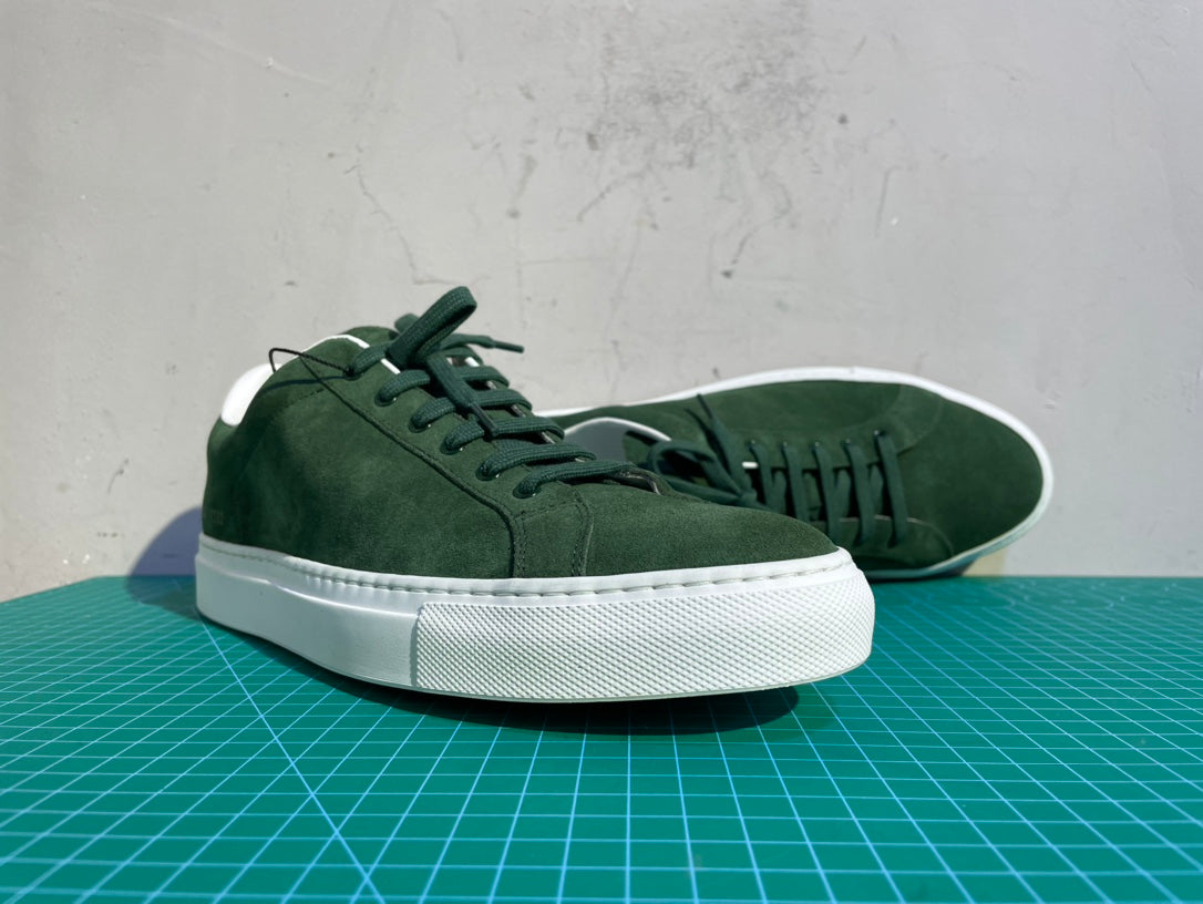 Common Projects Retro Low Wildleder Grün 2368-1090