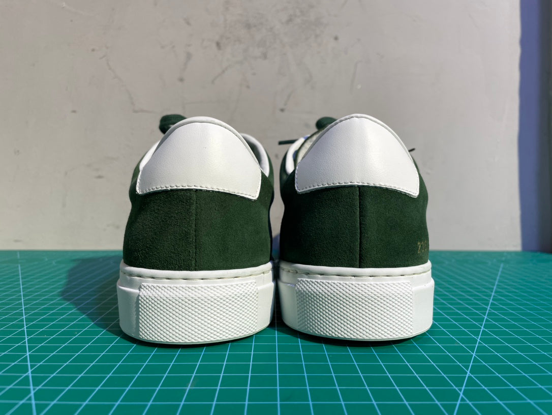 Common Projects Retro Low Wildleder Grün 2368-1090