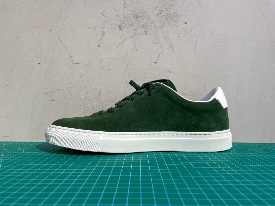 Common Projects Retro Low Wildleder Grün 2368-1090